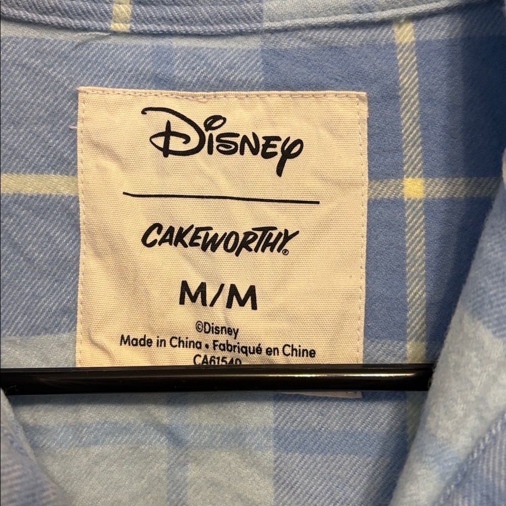 Disney Pinocchio - The Blue Fairy Plaid Button-Up Shirt - Picture 5 of 7